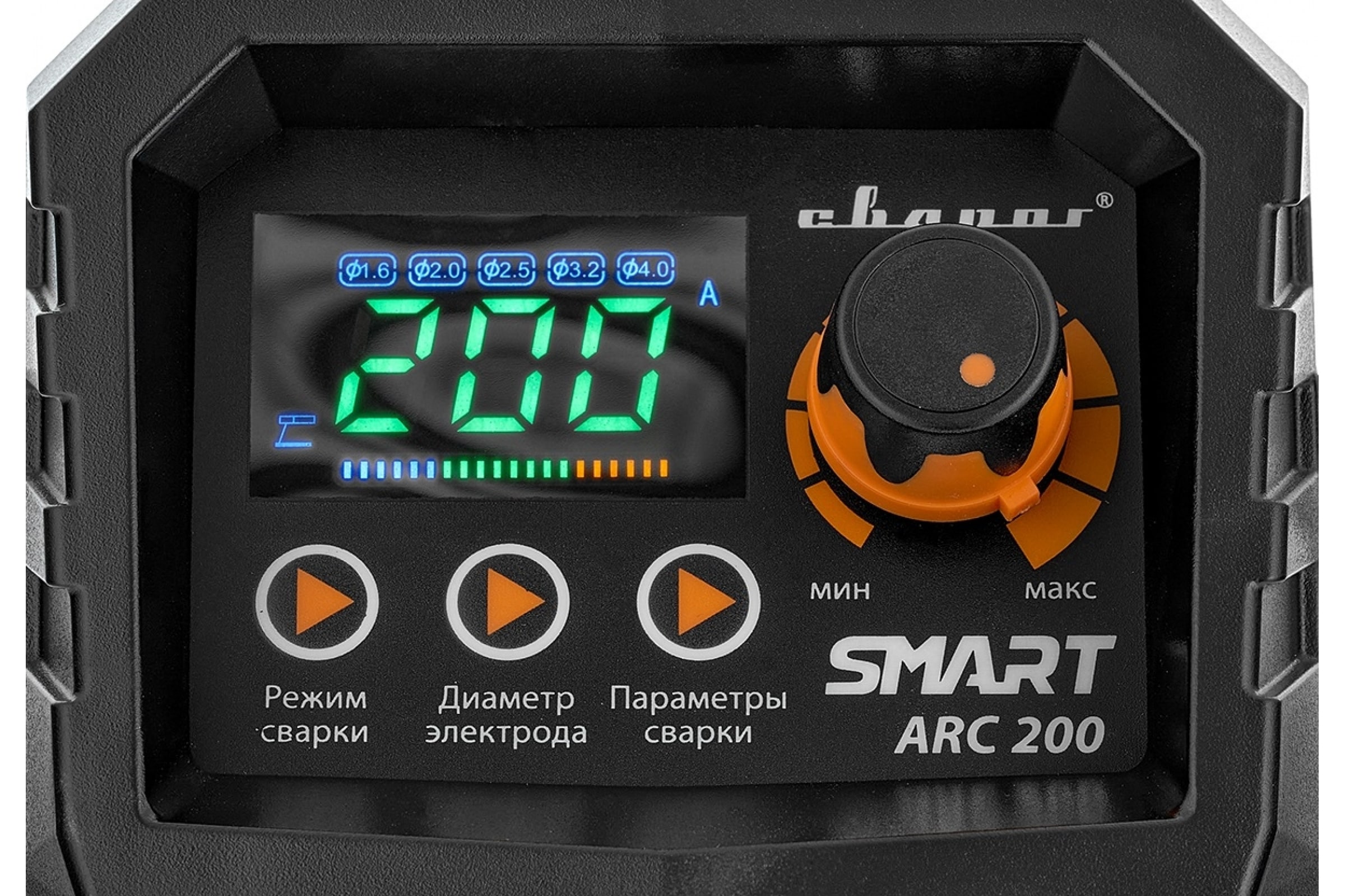 Cварочный инвертор Сварог REAL SMART ARC 200 (Z28303)